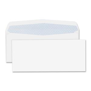 Sparco Convenience Box Security Envelope - #10 (4.25" x 9.5") - 20lb - 40 / Box - White