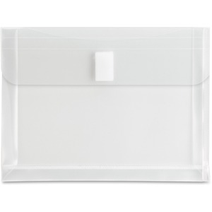 Sparco String-A-Long Poly-Hide Envelope - 1" Expansion - 5" x 7" - 1 Each - Clear