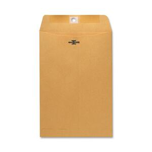 Sparco Heavy-Duty Clasp Envelope - #63 (6.5" x 9.5") - 28lb - Gummed - 100 / Box - Kraft