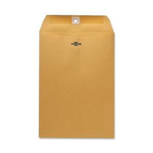 Sparco Heavy-Duty Clasp Envelope - #75 (7.5" x 10.5") - 28lb - Gummed - 100 / Box - Kraft