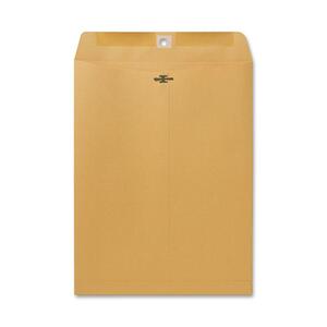 Sparco Heavy-Duty Clasp Envelope - #90 (9" x 12") - 28lb - Gummed - 100 / Box - Kraft