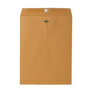 Sparco Heavy-Duty Clasp Envelope - #93 (9.5" x 12.5") - 32lb - Gummed - 100 / Box - Kraft