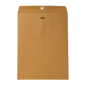 Sparco Heavy-Duty Clasp Envelope - #97 (10" x 13") - 32lb - Gummed - Kraft - 100 / Box - Brown