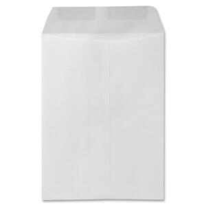 Sparco Catalog Envelope - 7.5" x 10.5" - 28lb - Gummed - Wove - 500 / Box - White