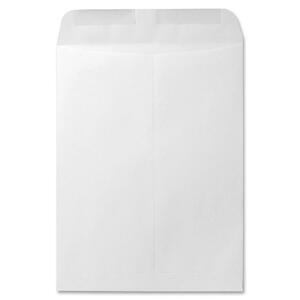 Sparco Catalog Envelope - #10 1/2 (9" x 12") - 28lb - Gummed - Wove - 250 / Box - White