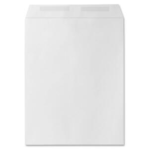 Sparco Plain Cataloge Envelope - #13 1/2 (10" x 13") - 28lb - Gummed - Wove - 250 / Box - White