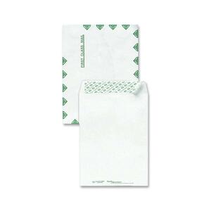 Sparco First-Class Catalog Envelope - #10 1/2 (9" x 12") - Tyvek - 100 / Box - White