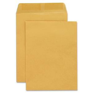 Sparco Catalog Envelope - #10 1/2 (9" x 12") - 20lb - Gummed - Kraft - 250 / Box