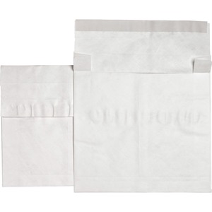 Sparco Plain Open End Tyvek Expansion Envelope - 12" x 16" - Tyvek - 50 / Carton - White