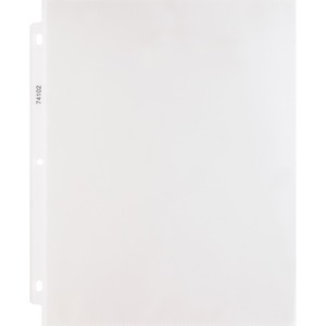 Sparco Top Loading Sheet Protector - 9" x 11" - Rectangular - For Ring Binder - 100 / Box - Non-glare