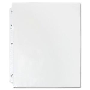 Sparco Top Loading Sheet Protector - 9" x 11" - Rectangular - For Ring Binder - 50 / Box - Clear
