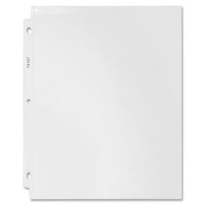 Sparco Top Loading Sheet Protector - 9" x 11" - Rectangular - For Ring Binder - 50 / Box - Non-glare
