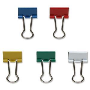 Sparco Assorted Color Binder Clips