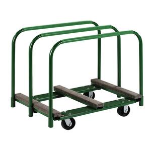 Sparco Panel and Sheet Moving Truck - Tubular Handle - 2000 lb Capacity - 428" x 38" x 8.5" - Green