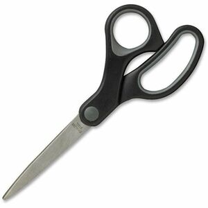 Straight Rubber Handle Scissors