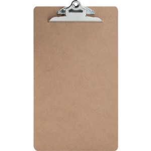 Sparco Clipboard - 9" x 15.5" - Hardboard - Brown