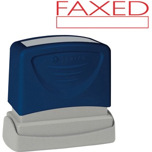 FAXED Red Title Stamp - Click Image to Close