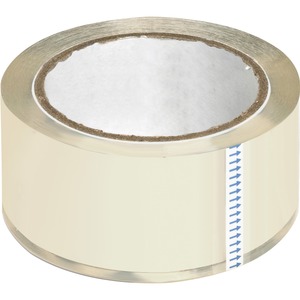 Sparco Strong General Purpose Packaging Tape - 2" Width x 55yd Length - 3" Core - Pressure-sensitive Poly - 6 / Pack - Clear