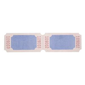 Sparco Roll & Coat Check Numbered Ticket - 2000 / Roll - Blue