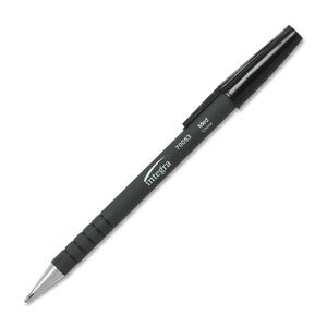 Integra Soft Grip Stick Ballpoint Pen - Black Ink - 12 / Dozen