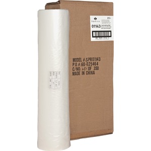Sparco 1" Core Laminating Roll - 18" Width x 500ft Length x 1.5mil - Pre-trimmed - 2 / Carton - Clear