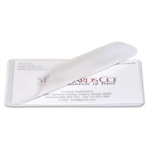 Sparco Pre-Trimmed Laminating Pouch - 2.12" Width x 3.37" Length x 5mil Thickness - Pre-trimmed - 100 / Box - Clear