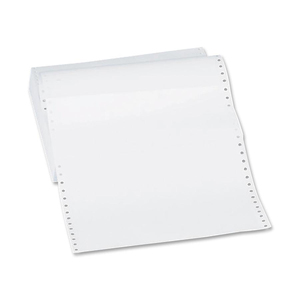 Sparco Perforated Plain Computer Paper - 9.5" x 5.5" - 20lb - 4800 / Carton