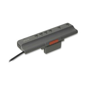 Belkin Clamp-On 6-Outlets Surge Suppressor - Receptacles: 6 - 885J