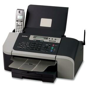 Brother IntelliFAX-1960C Plain Paper Inkjet Fax/Copier - Plain Paper Fax - Color Copier - 18 cpm Mono - 1200 x 600 dpi - Inkjet