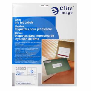 Elite Image Address Label - 2" x 4" - 250 x Label