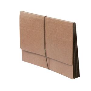 SJ Paper Full Height Expanding Wallet - Legal - 8.5" x 14" - 6" Expansion - 1 Each - 14pt. - Redrope