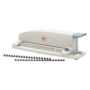 GBC Portable Binding System - CombBind - 90 Sheet(s) Bind - 5 Punch - Letter - Charcoal, Light Gray
