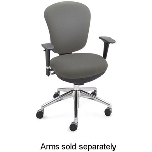 Safco Metro 3443 High Back Task Chair - 26" x 26" x 41" - Acrylic Gray Seat