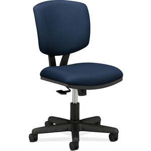 HON Volt 5703 Multi-task Chair - Black Frame26" x 19.25" x 40" - Polyester Blue Seat