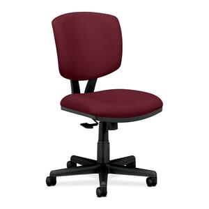 HON Volt 5703 Multi-task Chair - Black Frame26" x 19.25" x 40" - Polyester Burgundy Seat