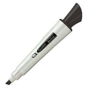 Quartet High Performance Ultra Dry Erase Marker - Chisel Marker Point Style - Black Ink - 12 / Dozen