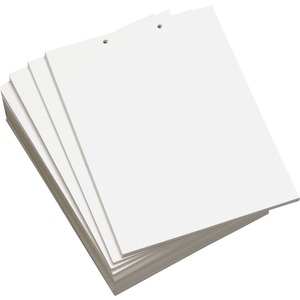 Weyerhaeuser Custom Cut Top-Punched Sheets - Letter - 8.5" x 11" - 2500 x Sheet