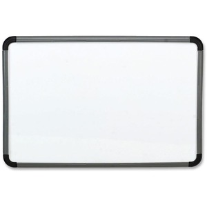 Iceberg Dry-Erase Board - 48" x 36" - Polyethylene Frame - Charcoal Gray