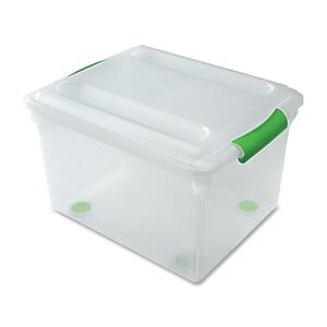 Iris Storage Box External Dimensions 11.25" Height x 17" Width x 13.75" Depth - Polyethylene