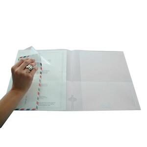 Lion Presentation Portfolio - 9.5" x 11.5" - 100 Sheet Capacity - Clear