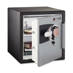 Sentry Safe OA3821 Fire-Safe Electronic Safe - 1.2 ft³ - 6 x Live-locking Bolt(s) - 18" x 16.34" x 19.31" - Black, Gunmetal Gray