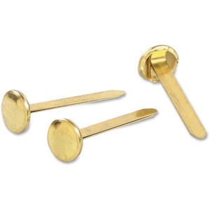 1-1/2" 1-Piece Solid Brass Fasteners - Click Image to Close