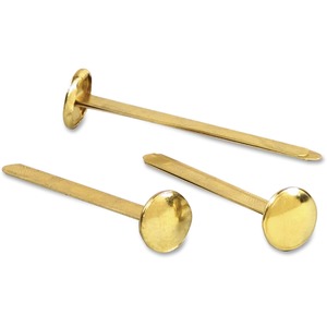 1-piece Solid Brass Fasteners - Click Image to Close