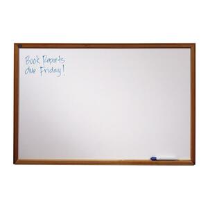 Quartet Dry Erase Board - 4' x 3' - Hardwood Frame - White