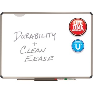 Quartet Euro Premium Marker Board - 8' x 4' - Titanium Frame - White