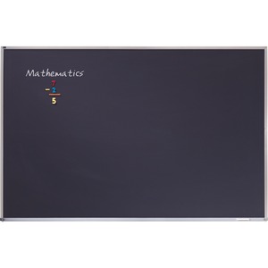 Quartet Chalk Board - 10' x 4' - Anodized Aluminum Frame - Black