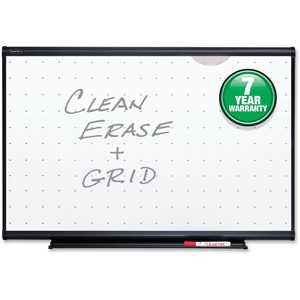 Quartet Total Erase Marker Board - 4' x 3' - Graphite Frame