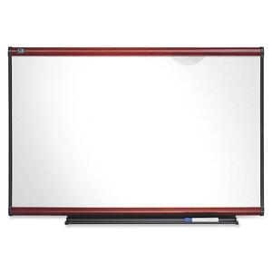 Quartet Total Erase Board - 4' x 3' - Light Cherry Frame