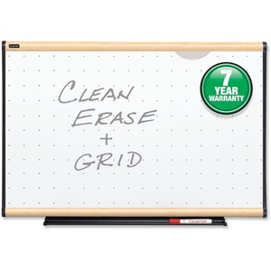Quartet Total Erase Board - 4' x 3' - Maple Frame