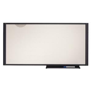 Quartet Total Erase Workstation Marker Board - 36" x 13" - Graphite Frame - Granite